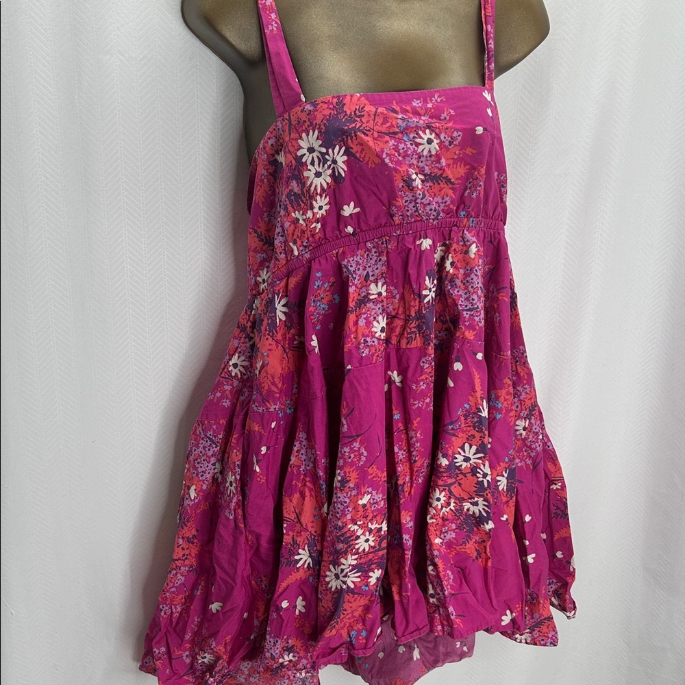 Free People Pink Floral Mini Dress - Picture 7 of 8